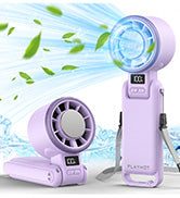 Portable Handheld Fan, 60°F Ice Cooling, 5 Speed 25550RPM