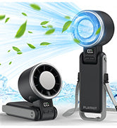 Portable Handheld Fan, 60°F Ice Cooling, 5 Speed 25550RPM