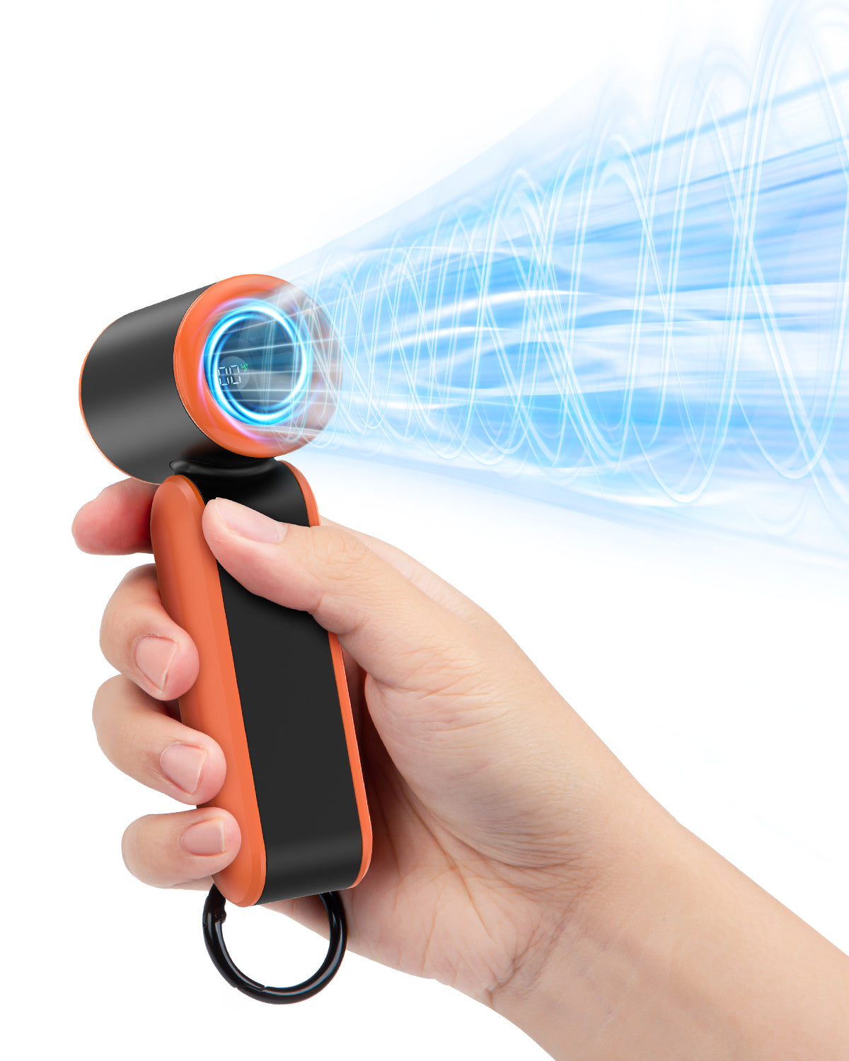Portable Mini Turbo Fan - 17,400 RPM, 5 Speeds, 8H Battery