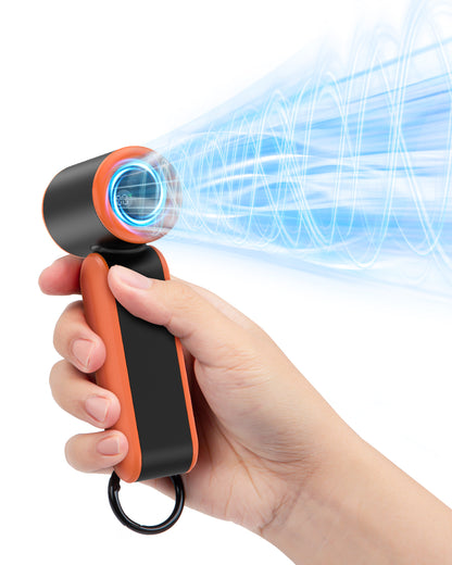 Portable Mini Turbo Fan - 17,400 RPM, 5 Speeds, 3000mAh, 8H Battery