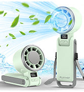 Portable Handheld Fan, 60°F Ice Cooling, 5 Speed 25550RPM