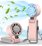 Portable Handheld Fan, 60°F Ice Cooling, 5 Speed 25550RPM